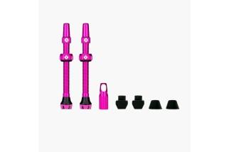 VALVOLA TUBELESS MUC-OFF 44MM ROSA COPPIA