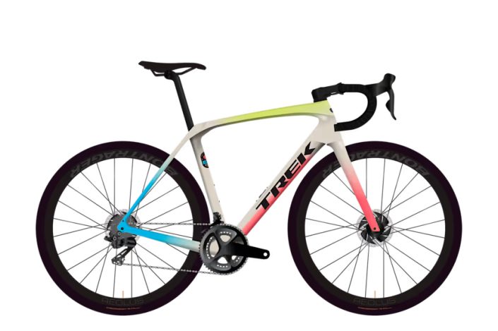 TREK DOMANE SL 6 GEN 4 ERA WHITE/GLOWSTICK/CORAL FADE