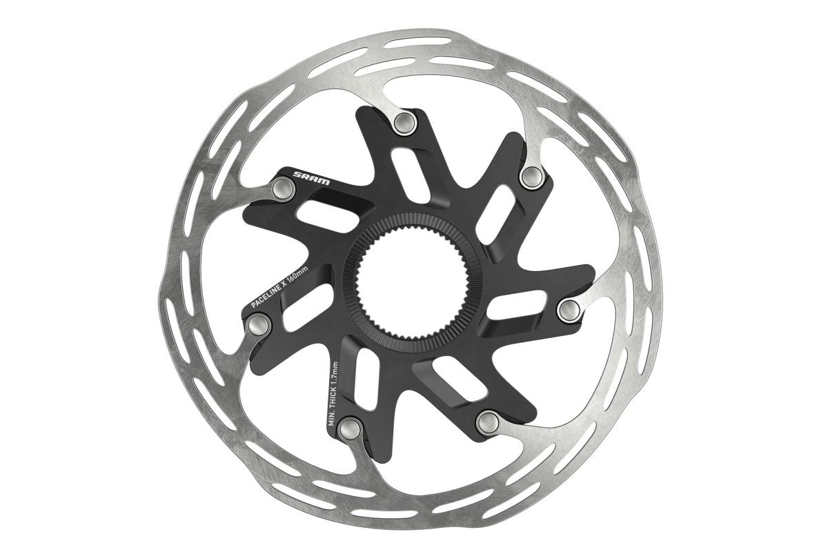 DISCO FRENO SRAM PACELINE X TWO PIECES 160MM CENTER LOCK ARROTONDATO CON GHIERA DISCO FRENO SRAM PACELINE X TWO PIECES 160MM CENTER LOCK ARROTONDATO CON GHIERA
