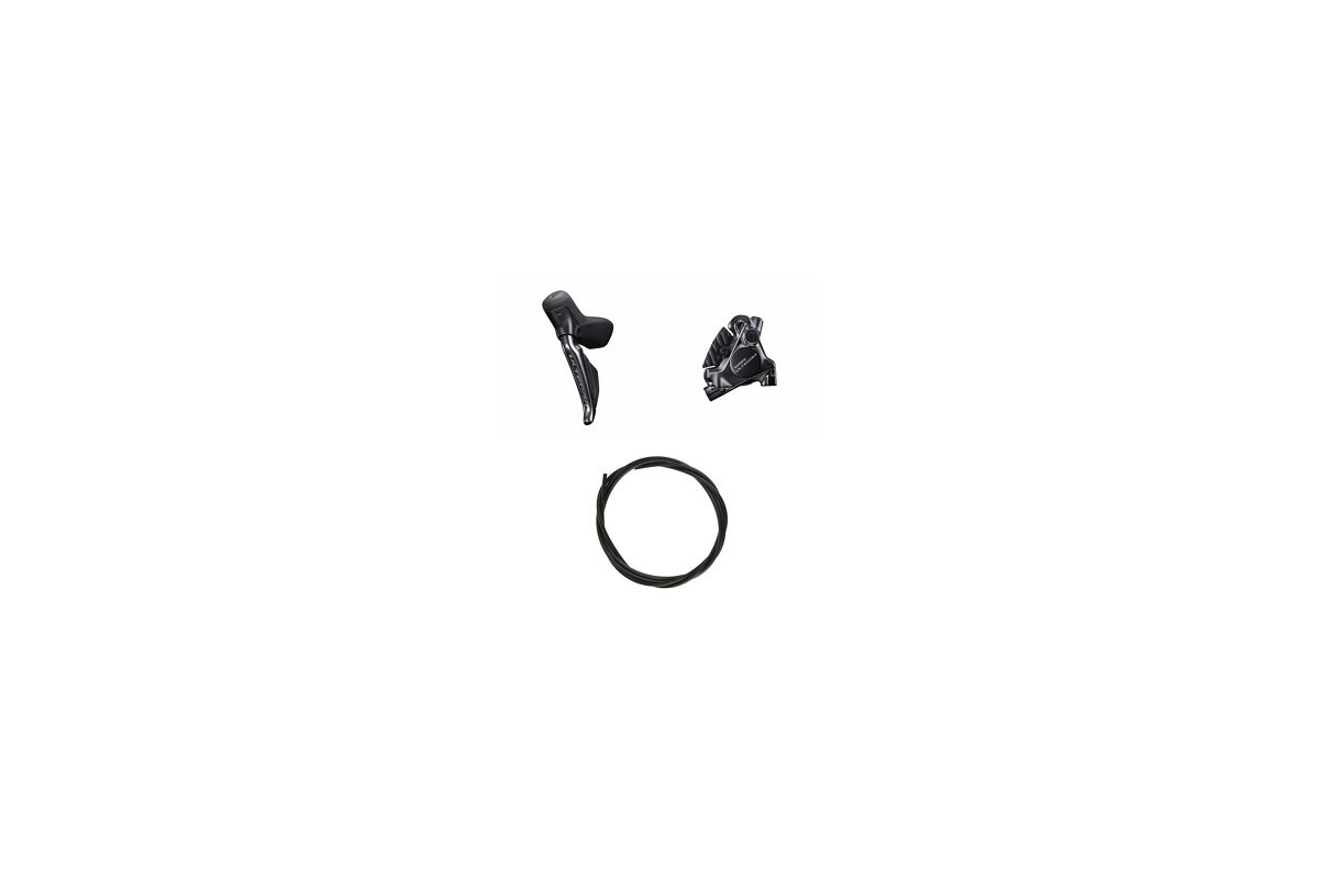 KIT SHIMANO FRENO A DISCO ANTERIORE 160 mm 1000 BLACK