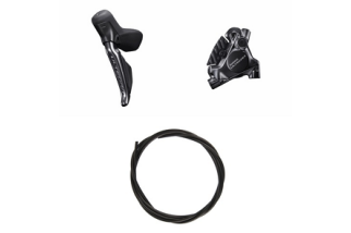KIT SHIMANO FRENO A DISCO ANTERIORE 160 mm 1000 BLACK