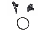 KIT SHIMANO FRENO A DISCO ANTERIORE 160 mm 1000 BLACK