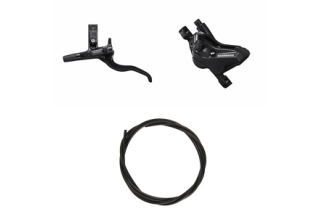 Doctorbike KIT FRENO DISCO ANTERIORE 4 PISTONI BL-M4100+BR-MT420+TUBO
