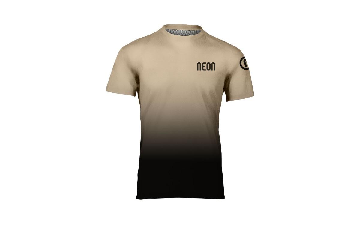 MAGLIA NEON MANICHE CORTE ENDURO SABBIA BLACK MAGLIA NEON MANICHE CORTE ENDURO SABBIA BLACK