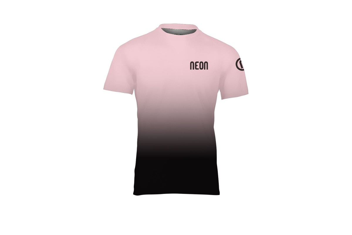 MAGLIA NEON ENDURO LIGHT PINK BLACK