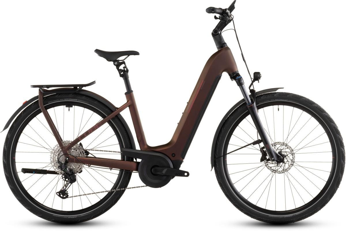 CUBE KATHMANDU HYBRID PRO 800 SUNGLOW´N´CHROME EASY ENTRY