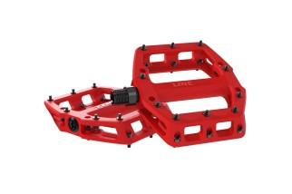 Doctorbike PEDALI FLAT TREK LINE ELITE RADIOACTIVE RED