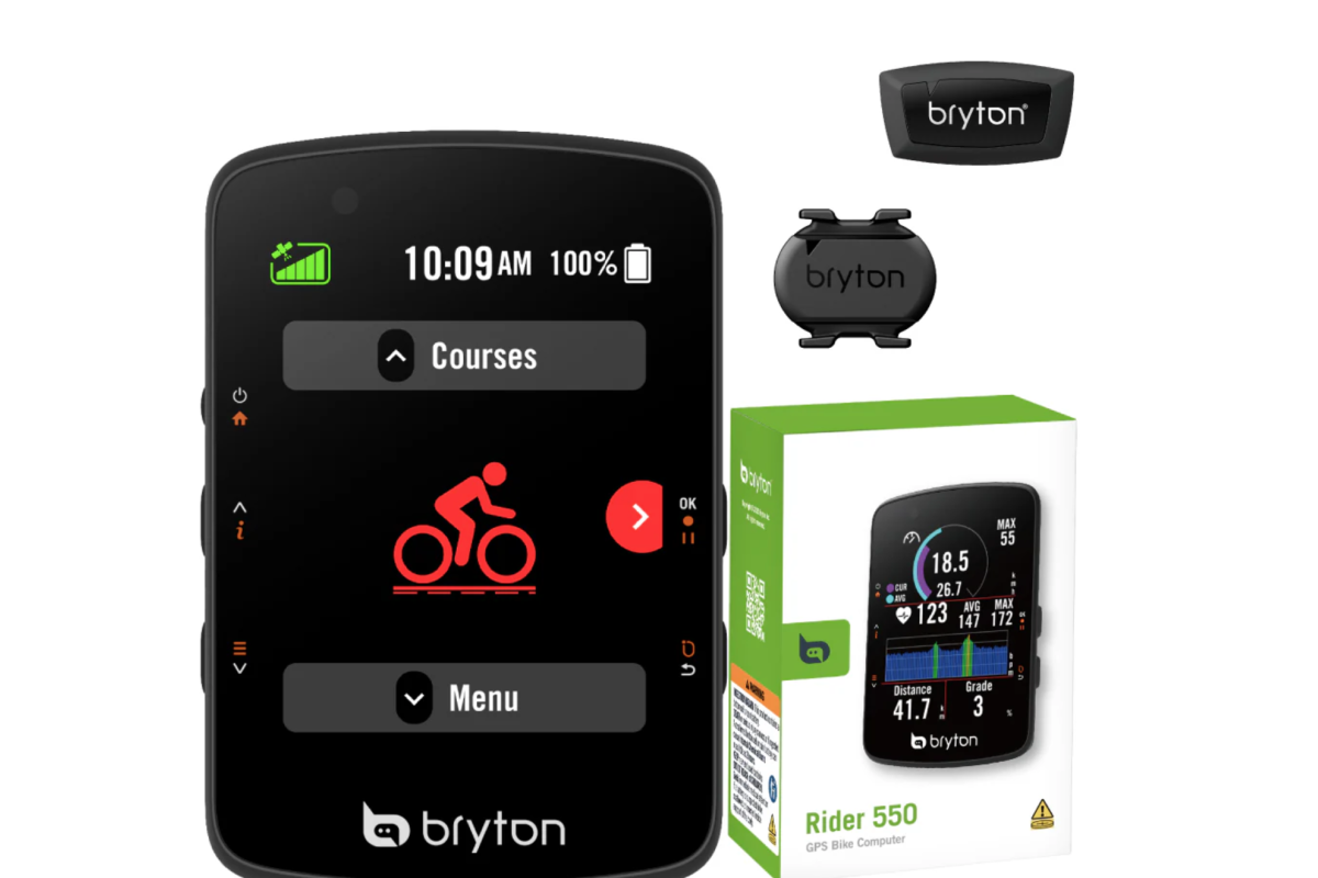 CICLOCOMPUTER BRYTON GPS RIDER 550E