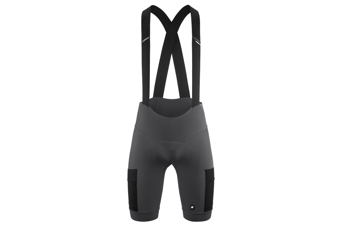 SALOPETTE ASSOS UOMO TACTICA KIESKÄFER GRAVEL BIB SHORTS T5 ROBUST GREY