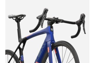 Doctorbike MADONE SL 5 GEN 8 - MATTE COBALT BLUE/TREK BLACK/LIVING CORAL