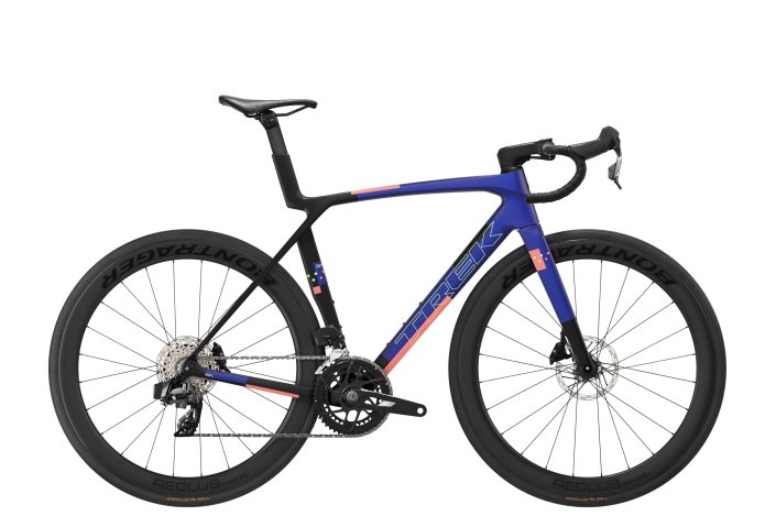 MADONE SL 6 AXS GEN 8 - MATTE COBALT BLUE/TREK BLACK/LIVING CORAL