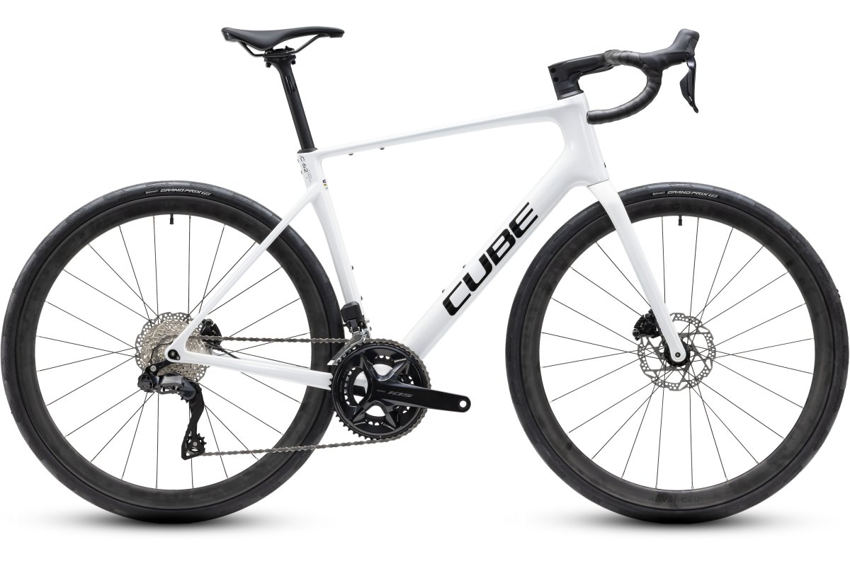 Doctorbike CUBE ATTAIN C:62 SLX METALLICWHITE´N´BLACK