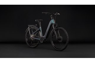 Doctorbike CUBE KATHMANDU HYBRID PRO 800 SMARAGDGREY´N´BLACK - EASY ENTRY