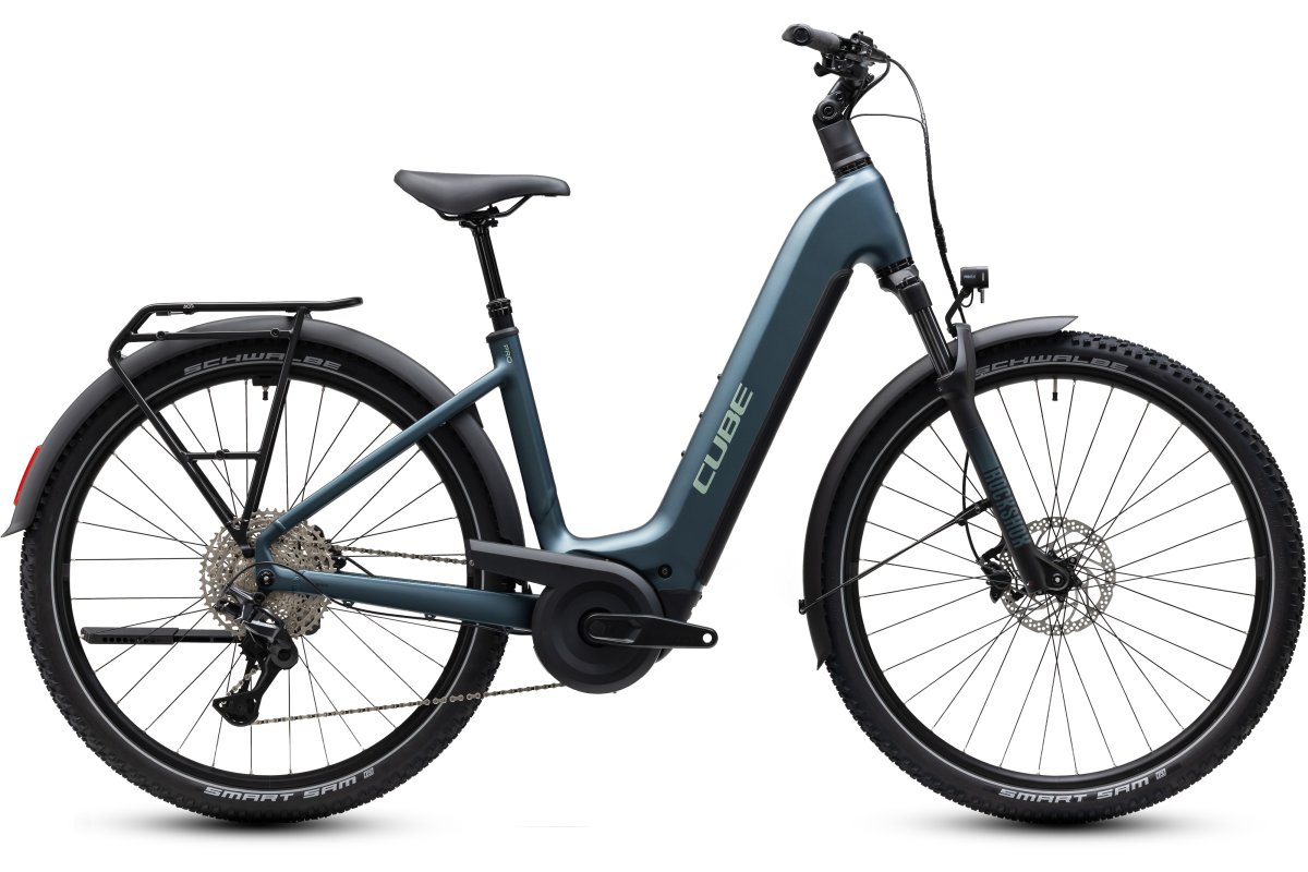Doctorbike CUBE NURIDE HYBRID PRO 800 DEEPTEAL´N´BLUE - EASY ENTRY