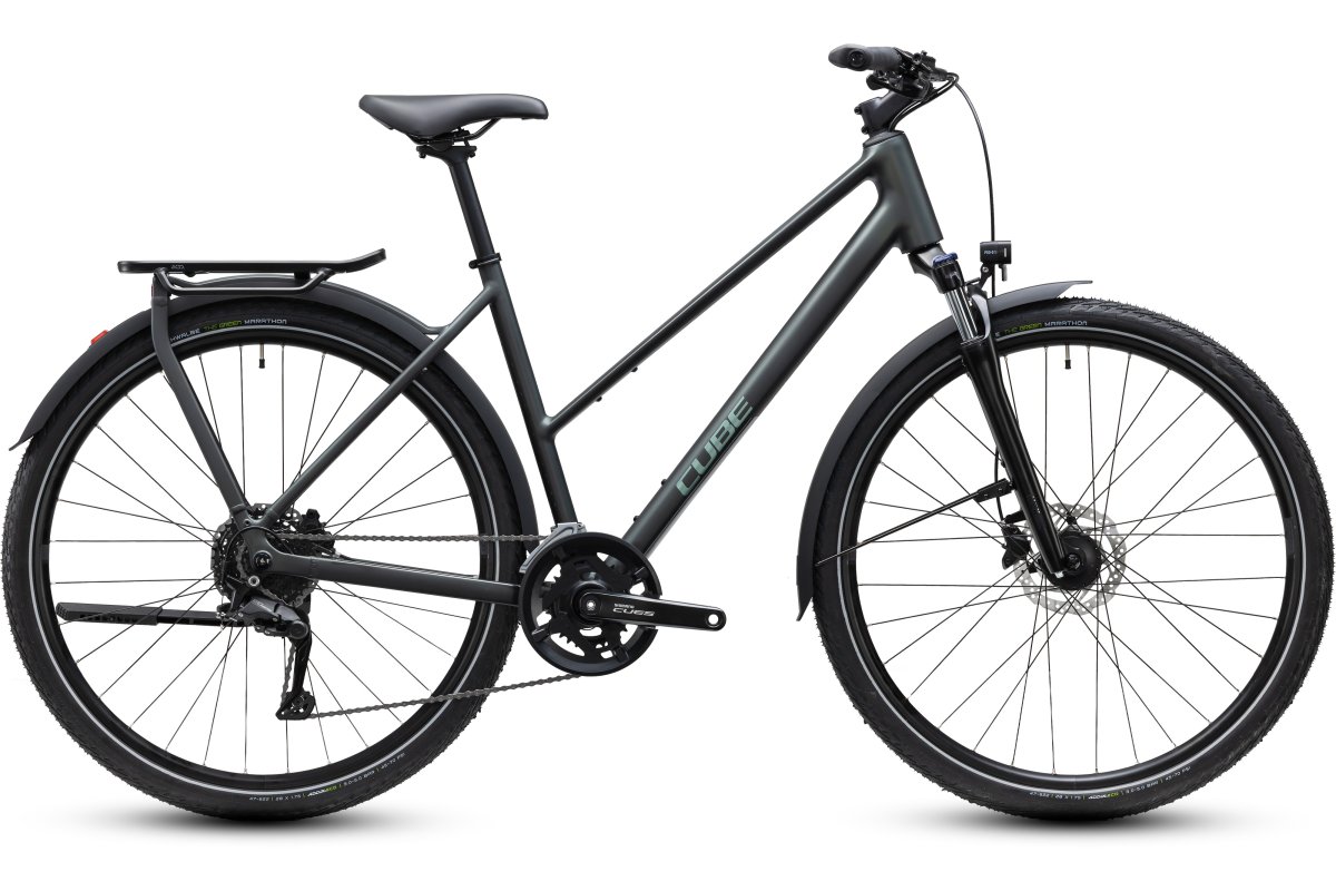 Doctorbike CUBE KATHMANDU ONE BLACKFOREST´N´CHROME - TRAPEZE