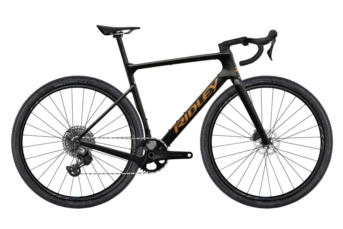 Doctorbike RIDLEY ASTR GRX600 1X12 - BLACK METALLIC BRONZA GOLD