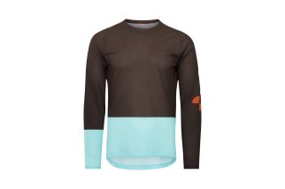 Doctorbike M'S MOTION AIR L/S JERSEY - BRONZITE BROWN/LAZURITE BLUE