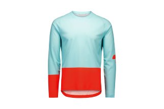 Doctorbike M'S MOTION AIR L/S JERSEY - LAZURITE BLUE/CARNELIAN ORANGE