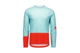 Doctorbike M'S MOTION AIR L/S JERSEY - LAZURITE BLUE/CARNELIAN ORANGE