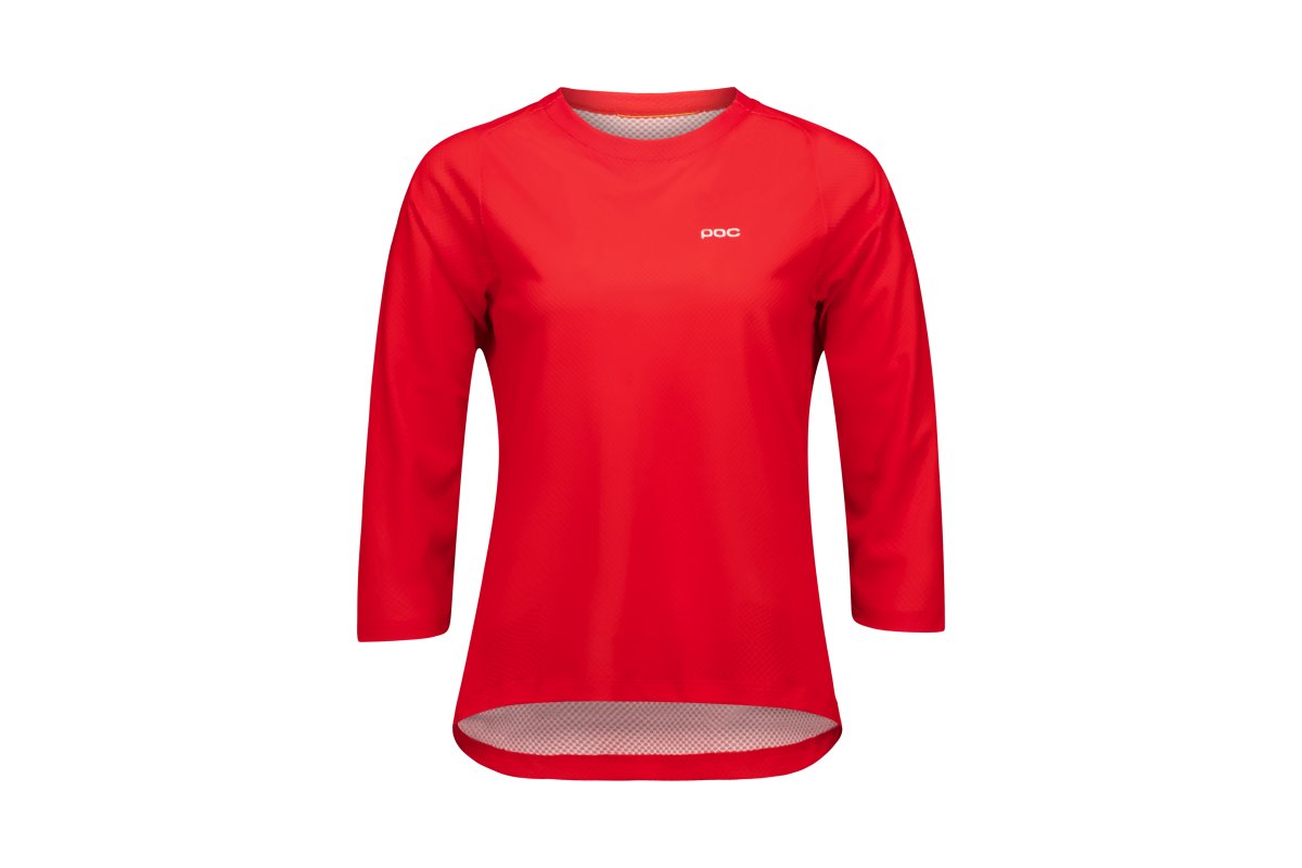 Doctorbike W'S MOTION AIR 3/4 JERSEY - PRISMANE RED