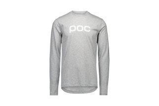 Doctorbike POC L/S TEE - GREY MELANGE