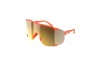 Doctorbike DEVOUR + - FLUO. ORANGE TRANSLUCENT/CLARITY ROAD/PARTLY SUNNY GOLD
