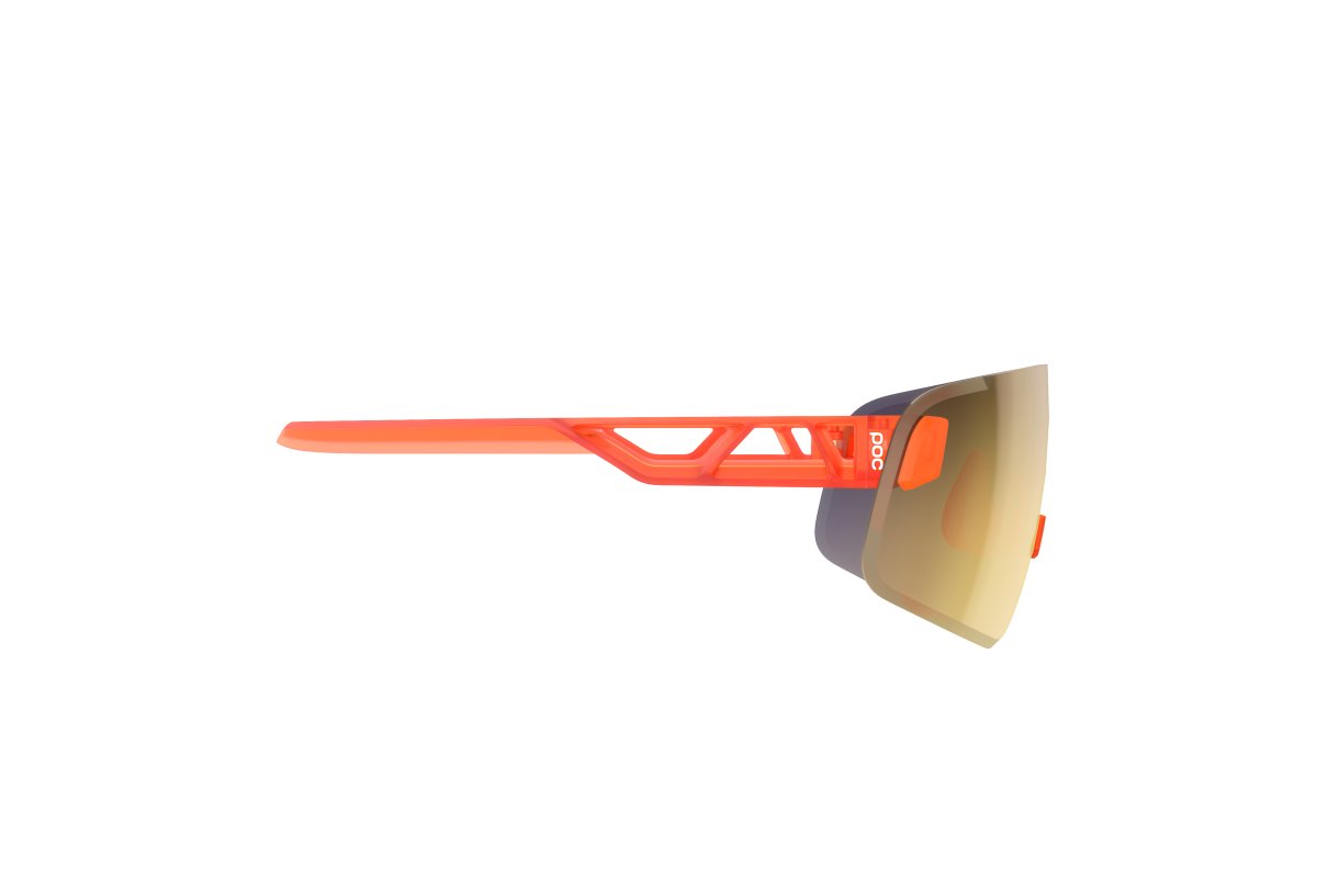 Doctorbike ELICIT TORIC - FLUO. ORANGE TRANSLUCENT/CLARITY ROAD/PARTLY SUNNY GOLD