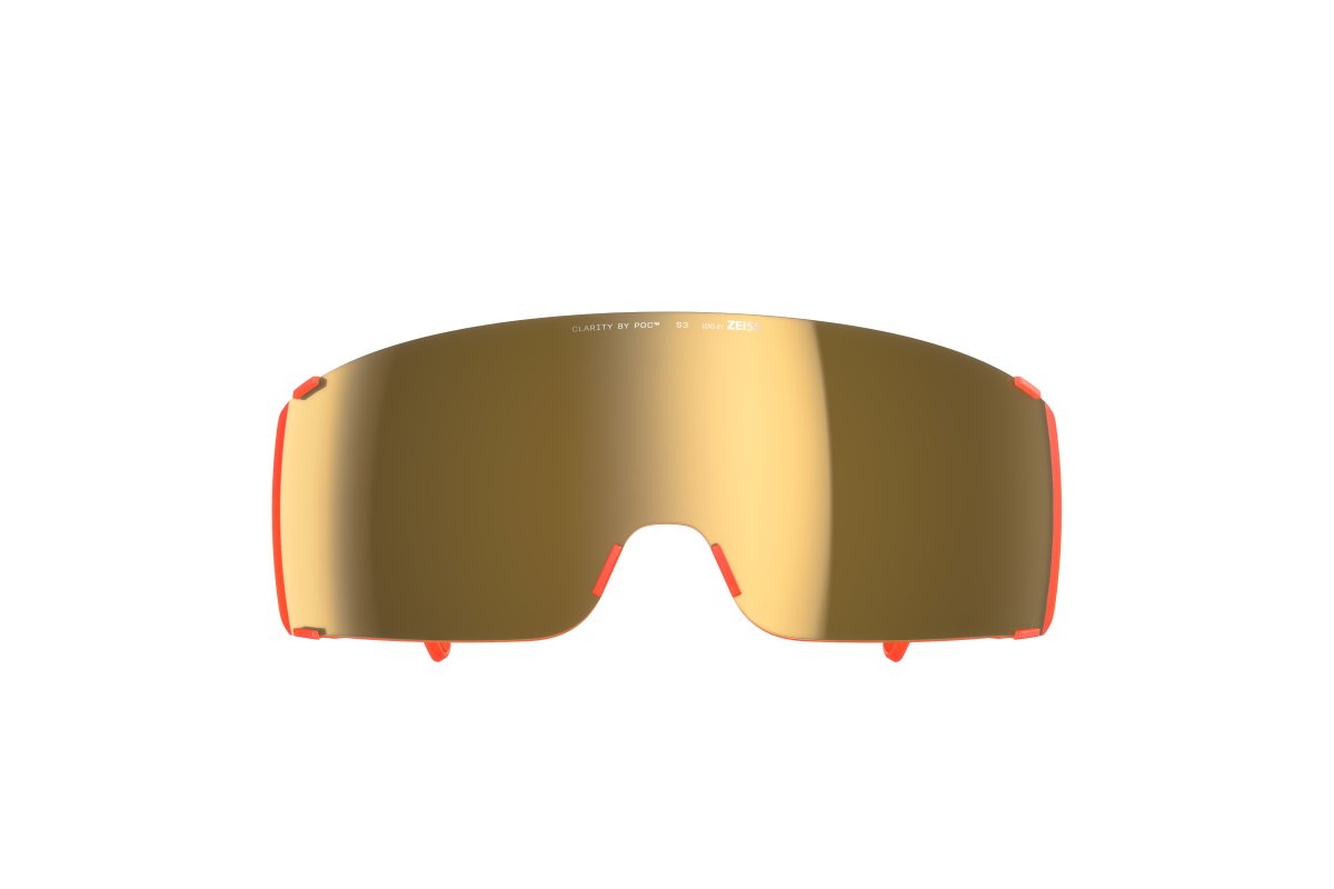 Doctorbike PROPEL - FLUORESCENT ORANGE TRANSLUCENT/CLARITY ROAD/SUNNY GOLD