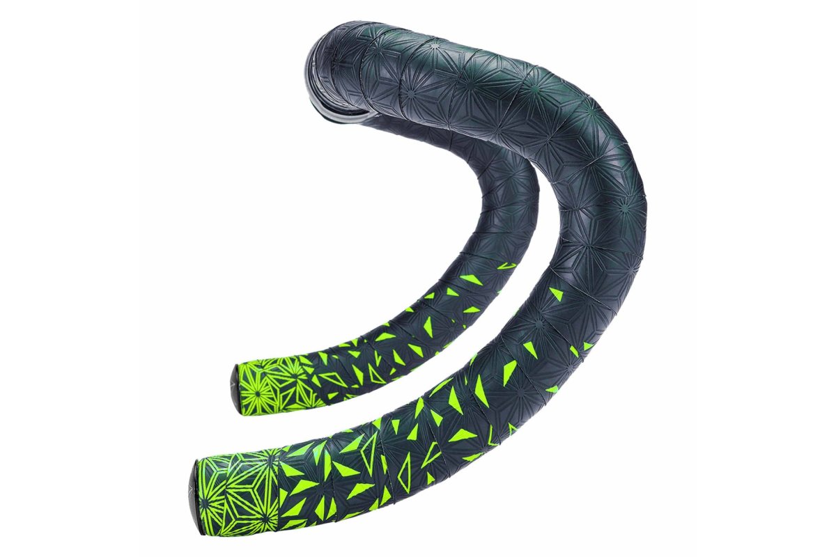 Doctorbike NASTRO MANUBRIO SUPACAZ SUPER STICKY KUSH - STAR FADE - NEON YELLOW