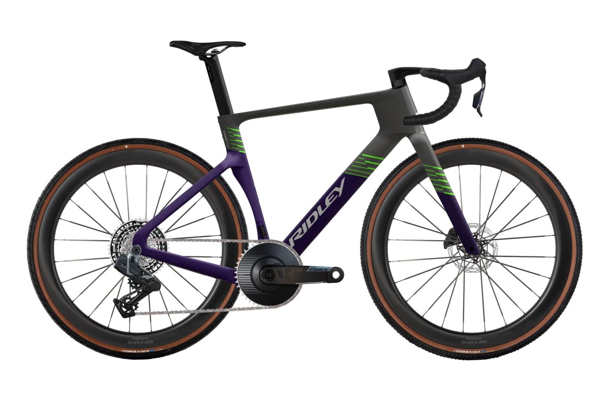 Doctorbike RIDLEY KANZO FAST 2.0 SRAM FORCE XPLR - BLACK-AMETHYST PURPLE (2026)