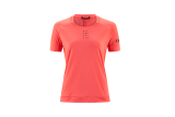 MAGLIA CUBE DONNA A MANICHE CORTE AM CORAL