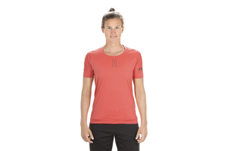 MAGLIA CUBE DONNA A MANICHE CORTE AM CORAL