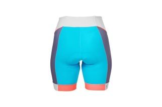 Doctorbike PANTALONCINO CUBE TEAMLINE BLUE'N'GREY'N'CORAL