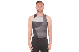 MAGLIA TERMICA CUBE SENZA MANICHE MESH GREY CAMO