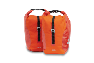 BORSA DA BICICLETTA ACID TRAVLR 20/2 RED BLACK