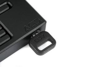 Doctorbike LUCCHETTO ACID FOLDING LOCK PURE K80 800mm BLACK
