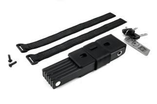 Doctorbike LUCCHETTO ACID FOLDING LOCK PURE K80 800mm BLACK