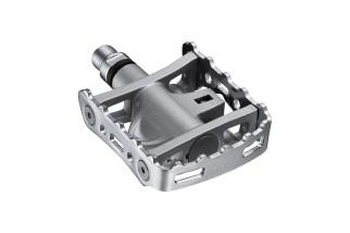 PEDALI SHIMANO M324 SPD ARGENTO CON TACCHETTE SM-SH56
