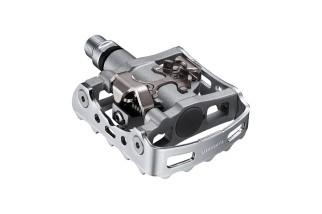 PEDALI SHIMANO M324 SPD ARGENTO CON TACCHETTE SM-SH56