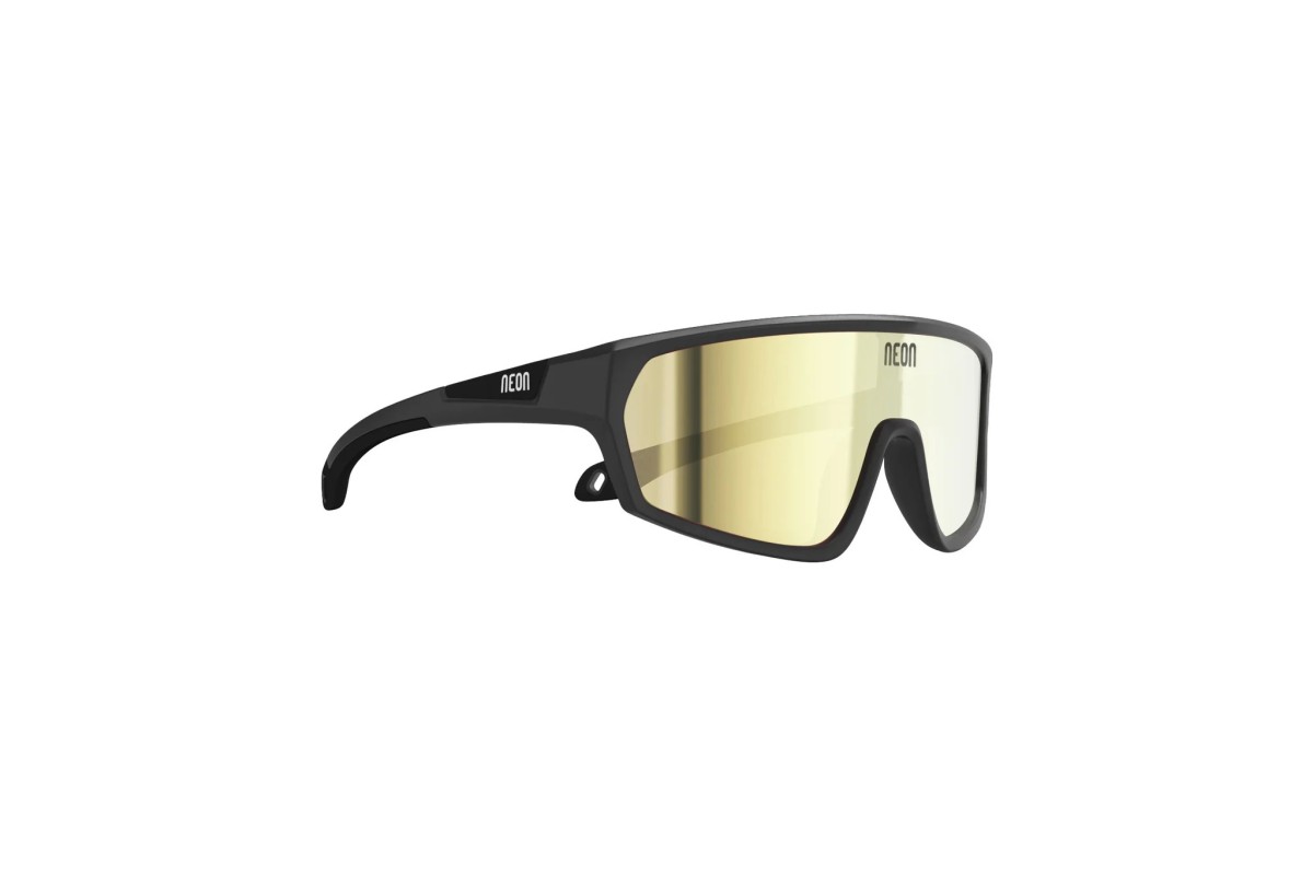 Doctorbike OCCHIALE DA SOLE JUNIOR NEON RAPTOR BLACK MATT MIRROR BRONZE