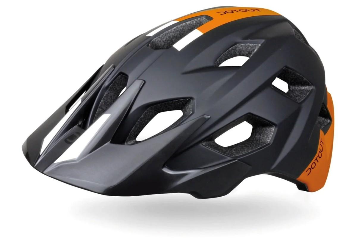 Doctorbike CASCO DOTOUT HAMMER MATT BLACK MATT ORANGE