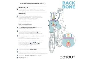 SALOPETTE DOTOUT BACKBONE BLACK