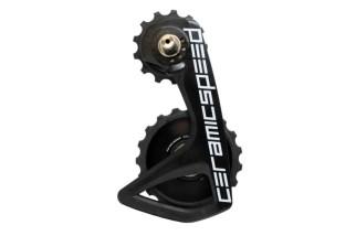 GABBIA CAMBIO CERAMIC SPEED OSPW RS ALPHA CON PULEGGE CARBONIO 12V NERO SH.9250+8150 TEAM