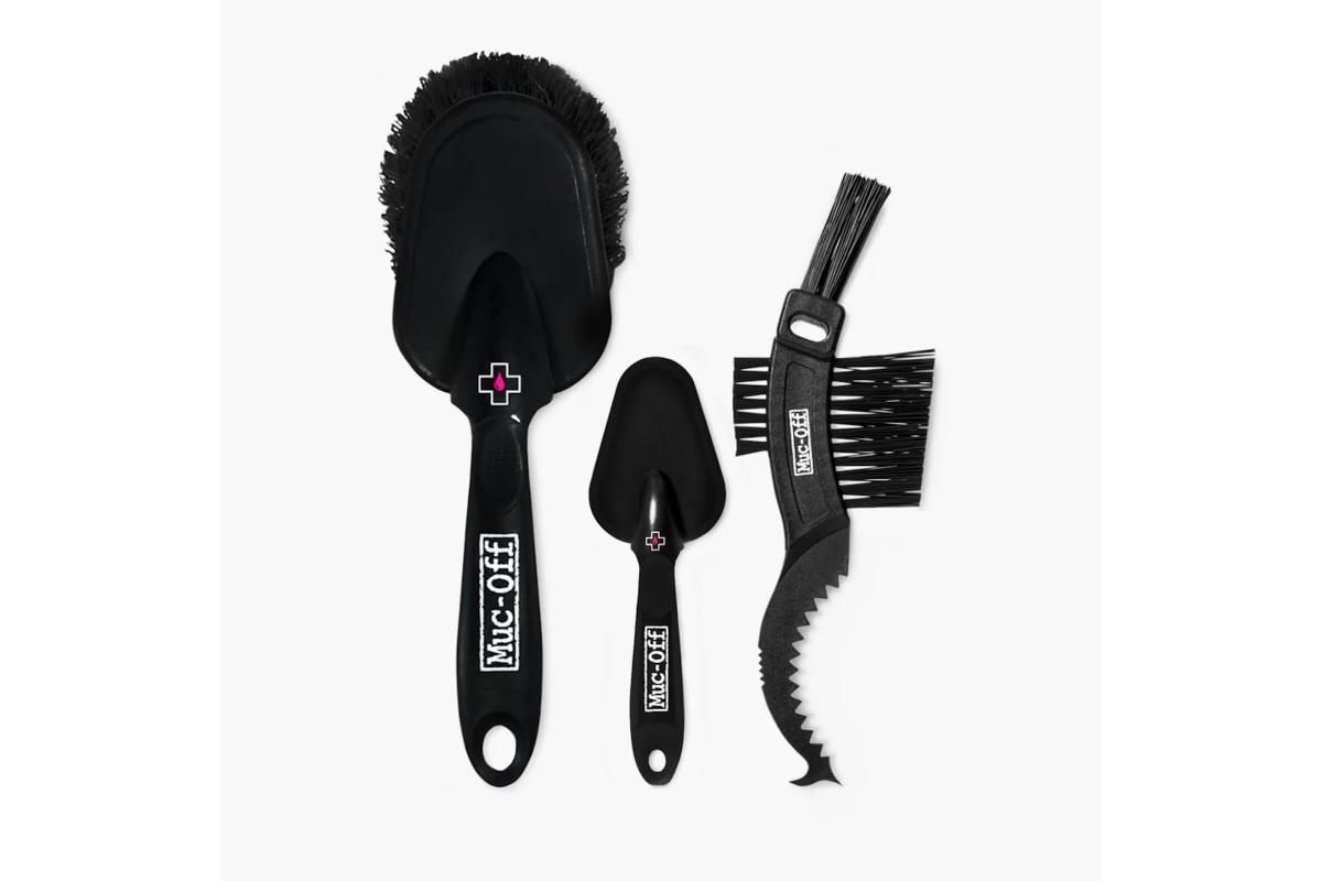 SET SPAZZOLE PULIZIA MUC-OFF 3X PREMIUM BRUSH SET - 3 PEZZI SET SPAZZOLE PULIZIA MUC-OFF 3X PREMIUM BRUSH SET - 3 PEZZI
