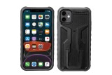 CUSTODIA RIDECASE TOPEAK PER IPHONE 11 NERA/GRIGIA C/SUPPORTO INCLUSO