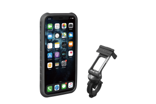 CUSTODIA RIDECASE TOPEAK PER IPHONE 11 PRO NERA/GRIGIA C/SUPPORTO INCLUSO