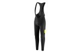 SALOPETTE DOTOUT STRIPE 2.0 BIB TIGHT BLACK-FLUO YELLOW