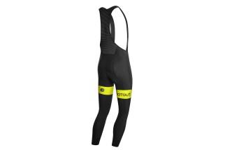 SALOPETTE DOTOUT STRIPE 2.0 BIB TIGHT BLACK-FLUO YELLOW