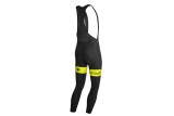 SALOPETTE DOTOUT STRIPE 2.0 BIB TIGHT BLACK-FLUO YELLOW