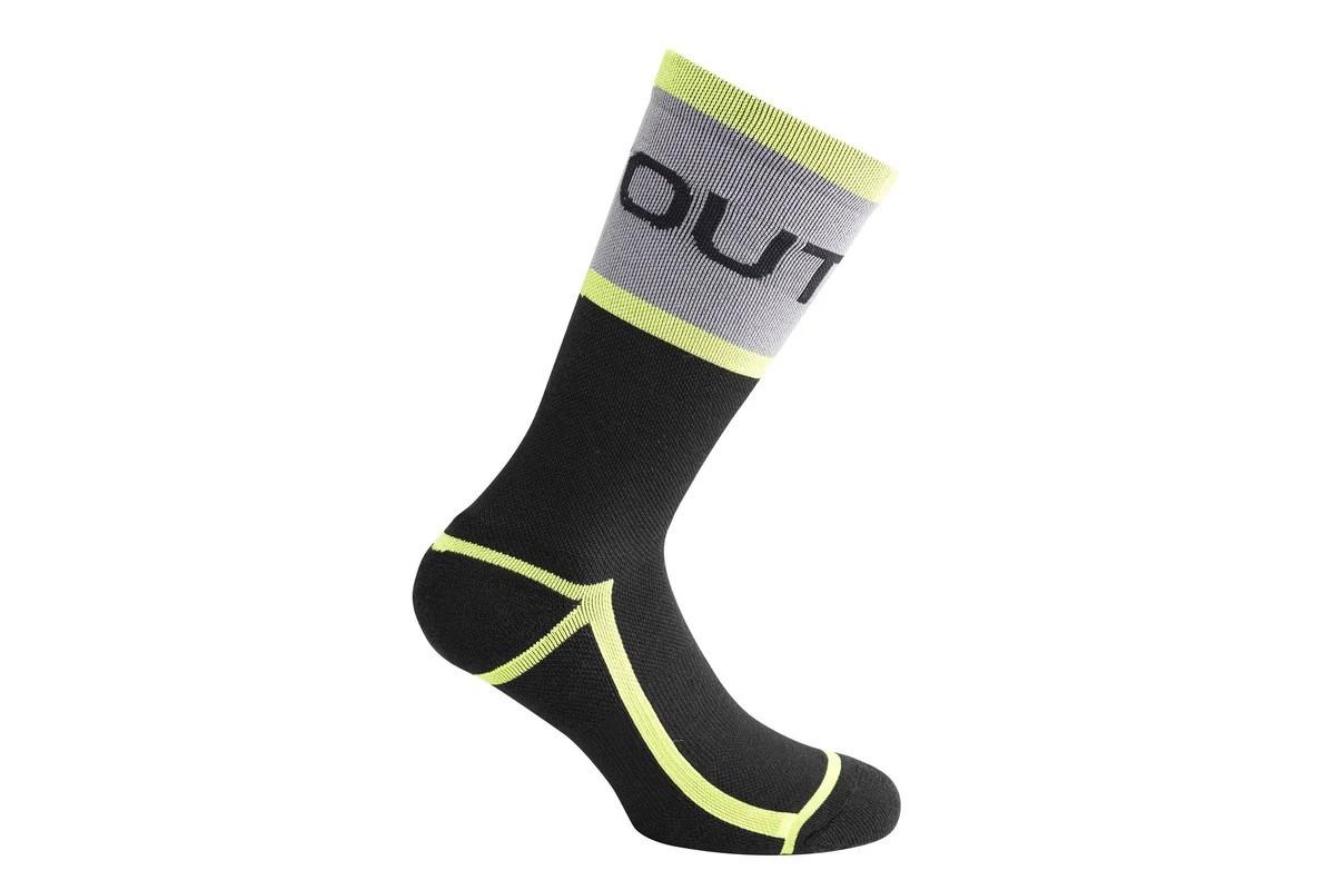 CALZE DOTOUT PRIME BLACK YELLOW FLUO CALZE DOTOUT PRIME BLACK YELLOW FLUO